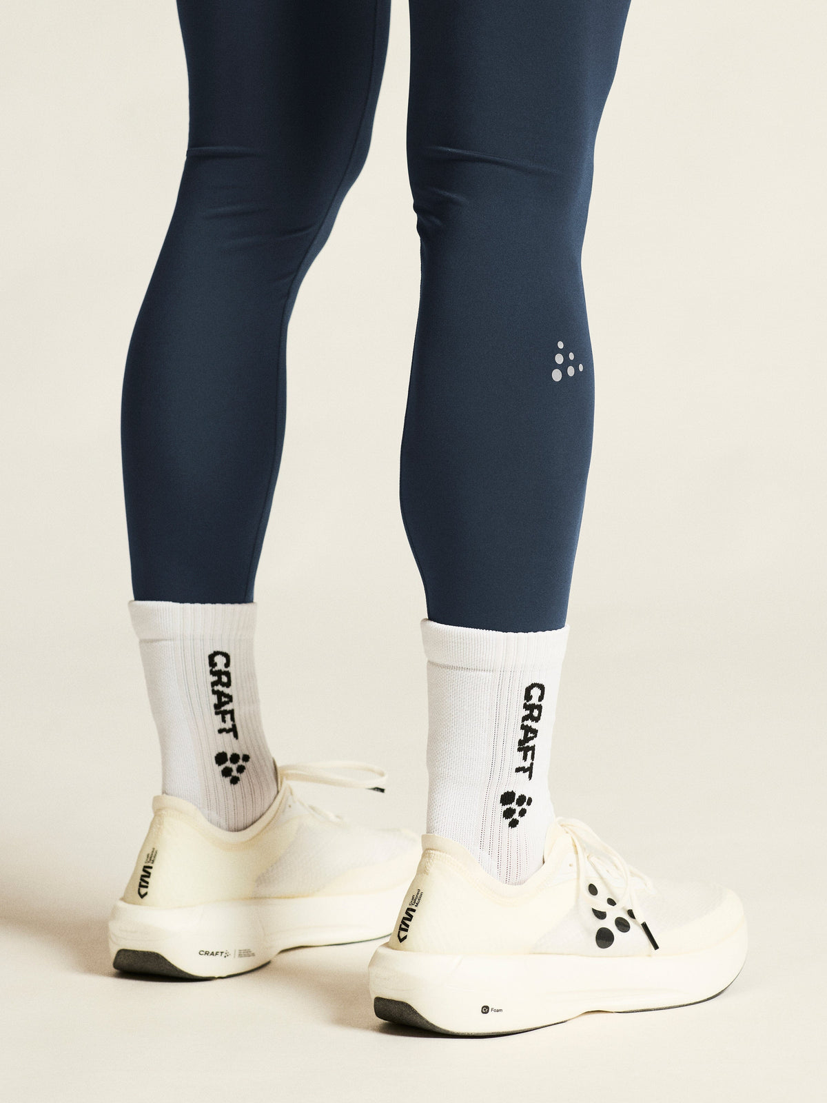 Men's Essence Running Tights - Blaze Men's Pants and Tights Craft Sportswear NA