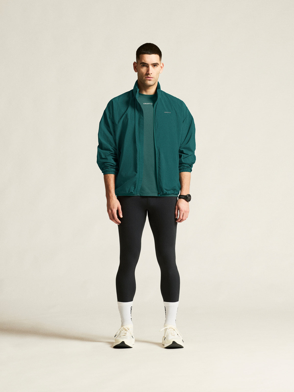 Men's Essence Running Tights - Black Men's Pants and Tights Craft Sportswear NA