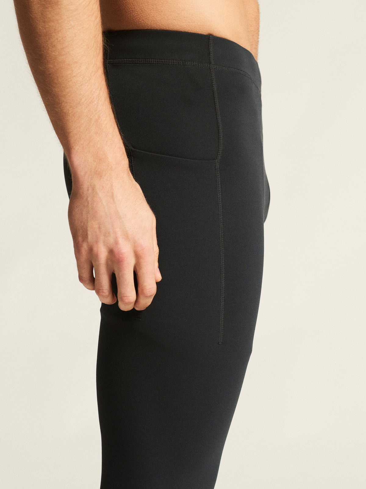 Men's Essence Running Tights - Black Men's Pants and Tights Craft Sportswear NA