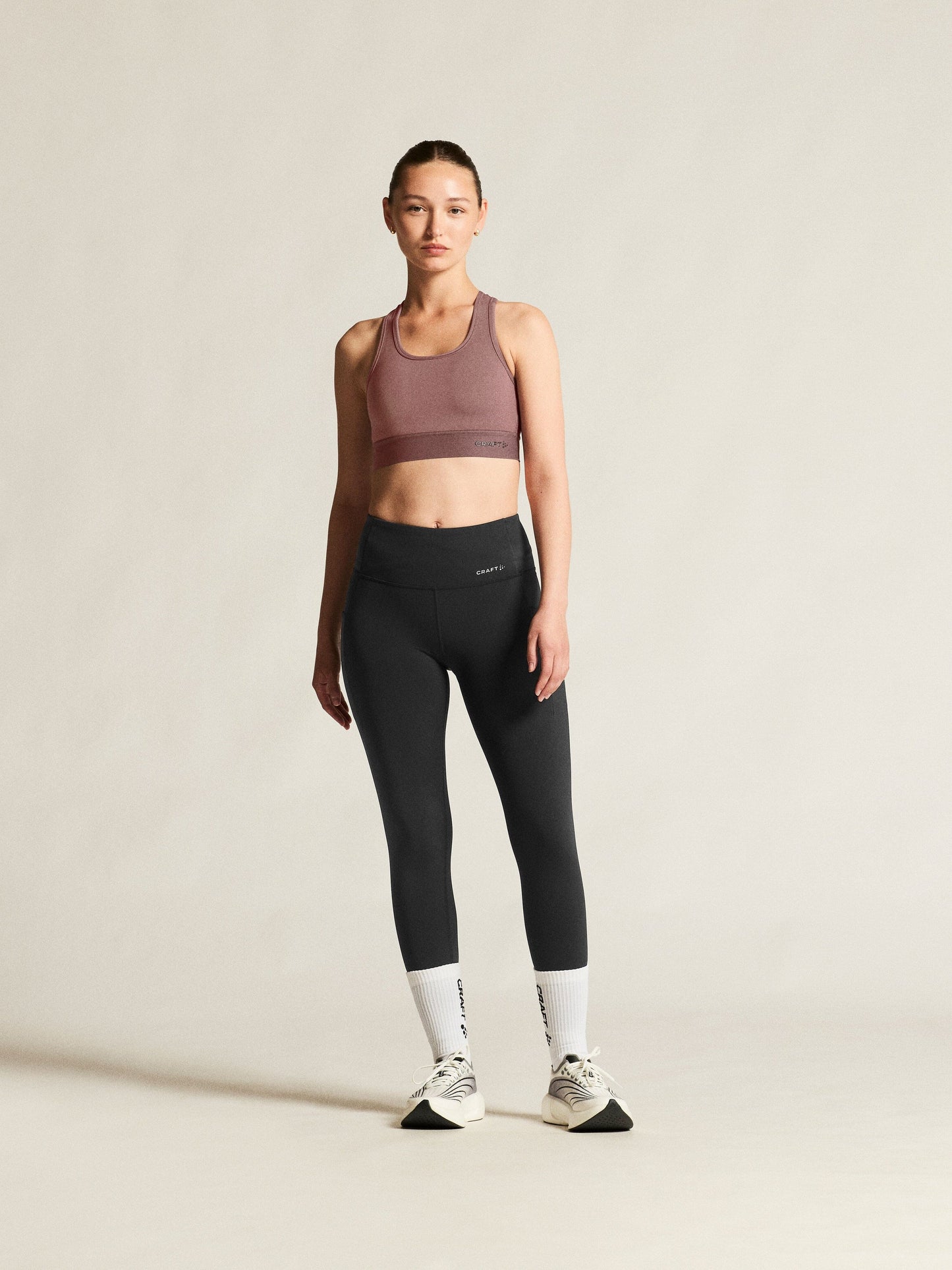 Women's Essence Tights 3 - Black Women's Pants and Tights Craft Sportswear NA
