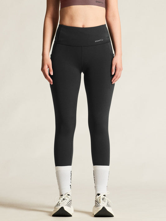 Women's Essence Tights 3 - Black Women's Pants and Tights Craft Sportswear NA