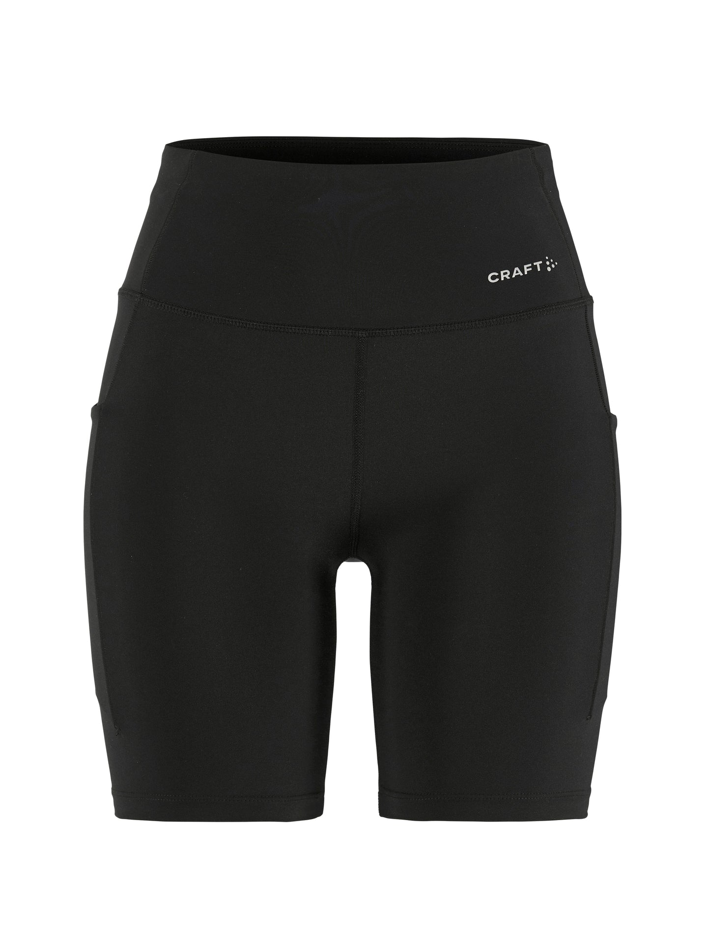 Women's Essence Short Tights 3 - Black Women's Shorts, Skirts, and Dresses Craft Sportswear NA
