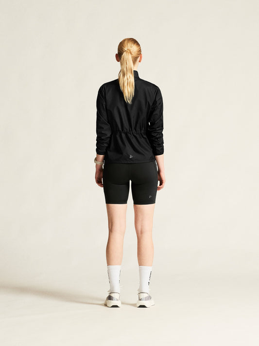 Women's Essence Short Tights 3 - Black Women's Shorts, Skirts, and Dresses Craft Sportswear NA