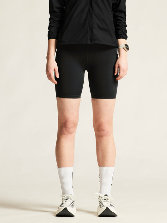 Women's Essence Short Tights 3 - Black Women's Shorts, Skirts, and Dresses Craft Sportswear NA