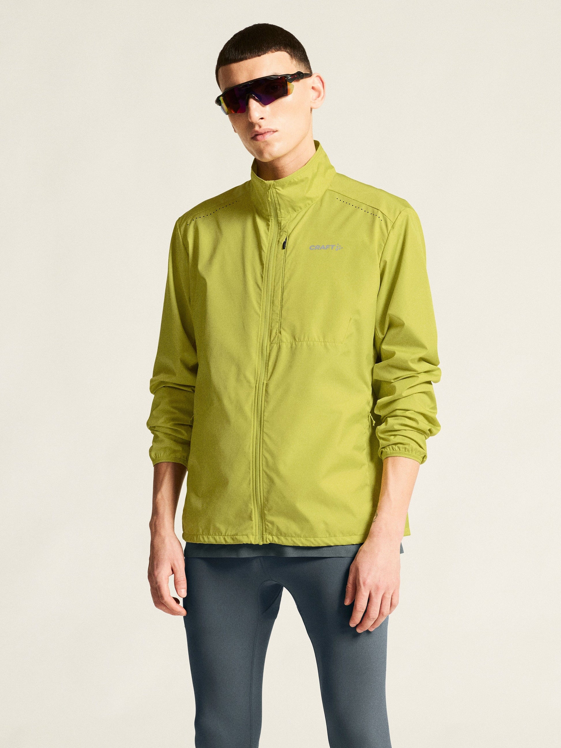 Men's Essence Wind Jacket 2 - Pear Men's Jackets and Vests Craft Sportswear NA