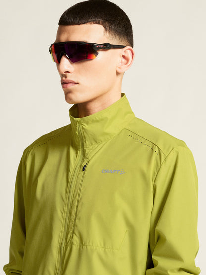 Men's Essence Wind Jacket 2 - Pear Men's Jackets and Vests Craft Sportswear NA