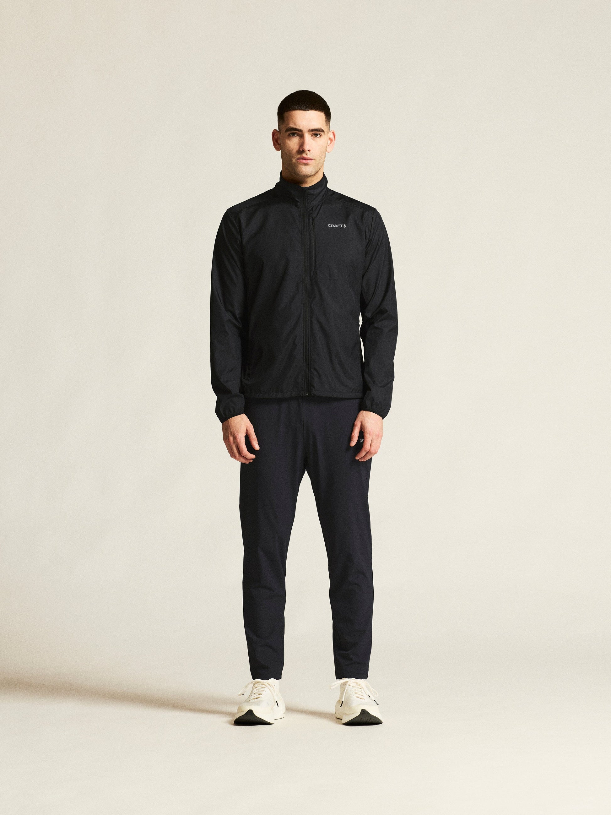 Men's Essence Wind Jacket 2 - Black Men's Jackets and Vests Craft Sportswear NA