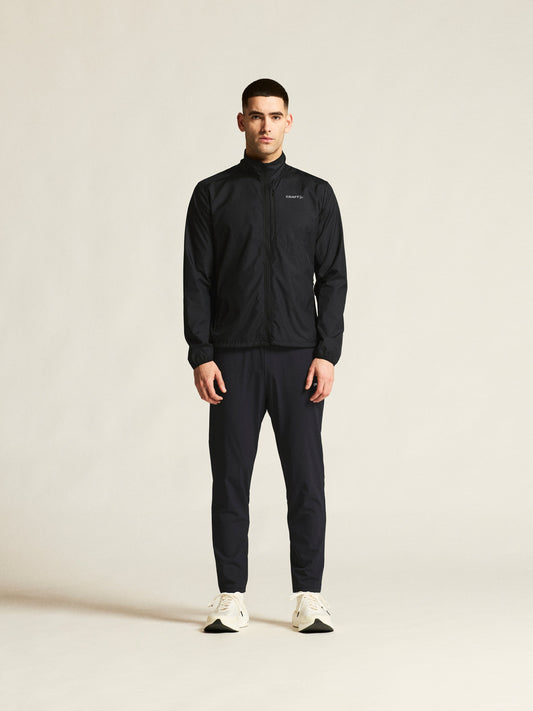 Men's Essence Wind Jacket 2 - Black Men's Jackets and Vests Craft Sportswear NA