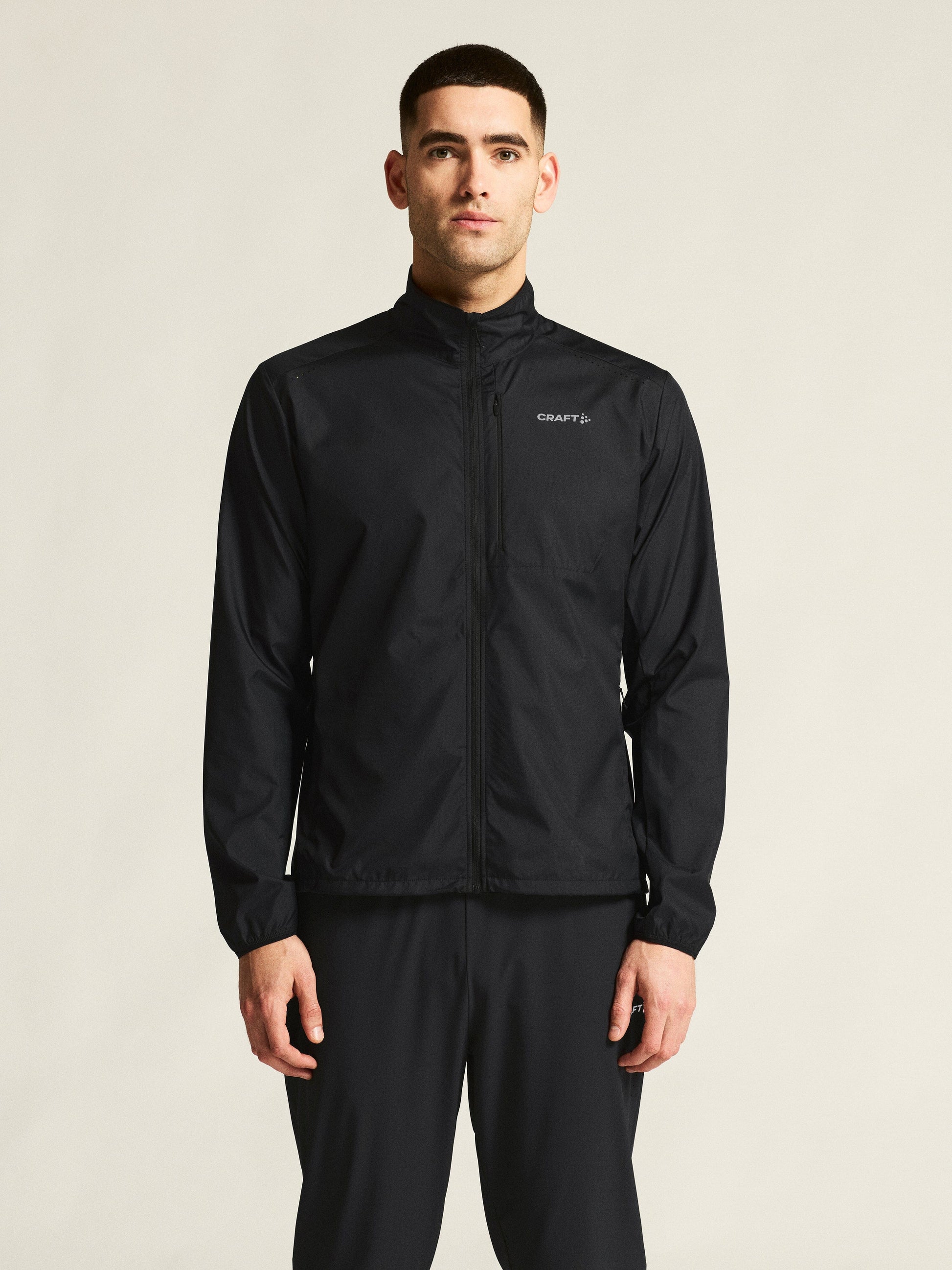Men's Essence Wind Jacket 2 - Black Men's Jackets and Vests Craft Sportswear NA