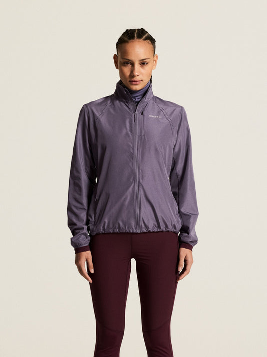 Women's Essence Wind Running Jacket 2 - Cadet Women's Jackets and Vests Craft Sportswear NA