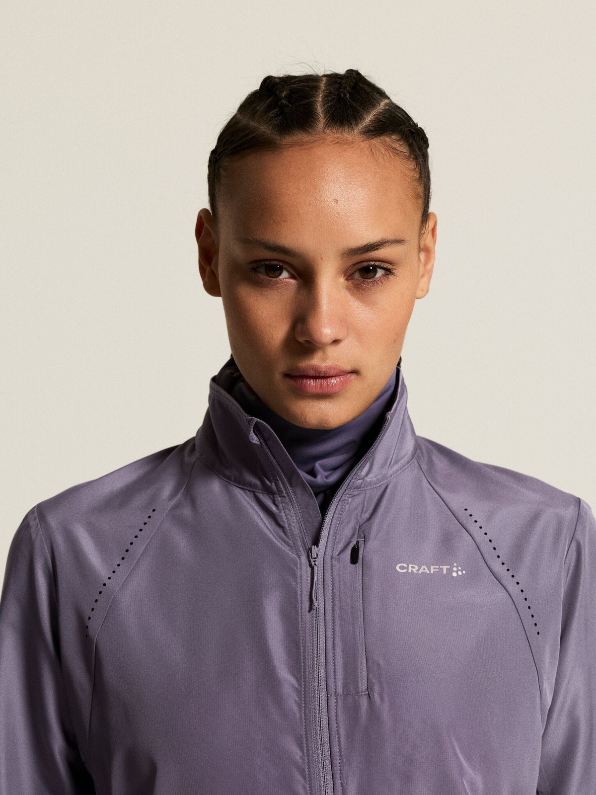 Women's Essence Wind Running Jacket 2 - Cadet Women's Jackets and Vests Craft Sportswear NA