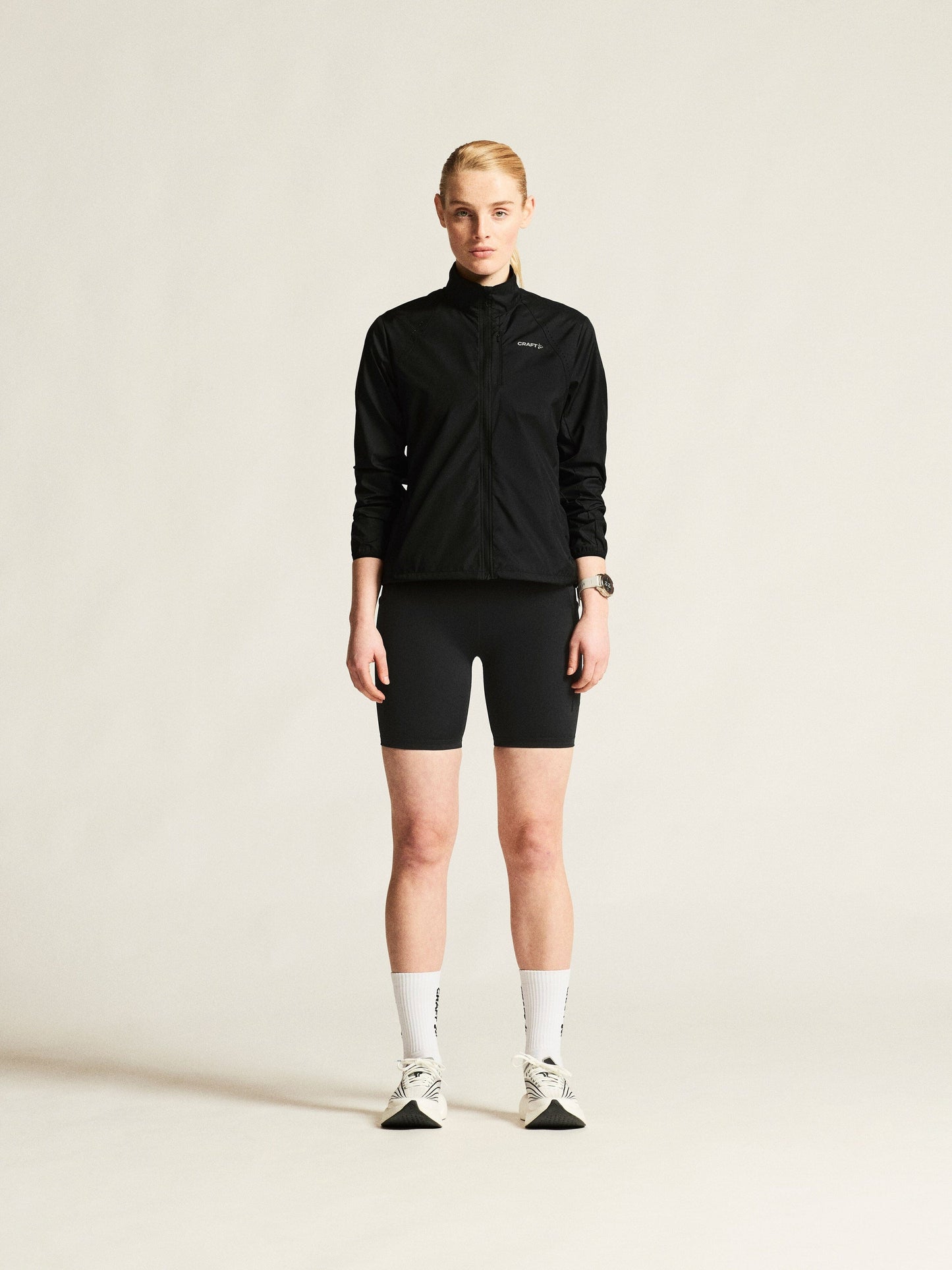 Women's Essence Wind Jacket 2 - Black Women's Jackets and Vests Craft Sportswear NA