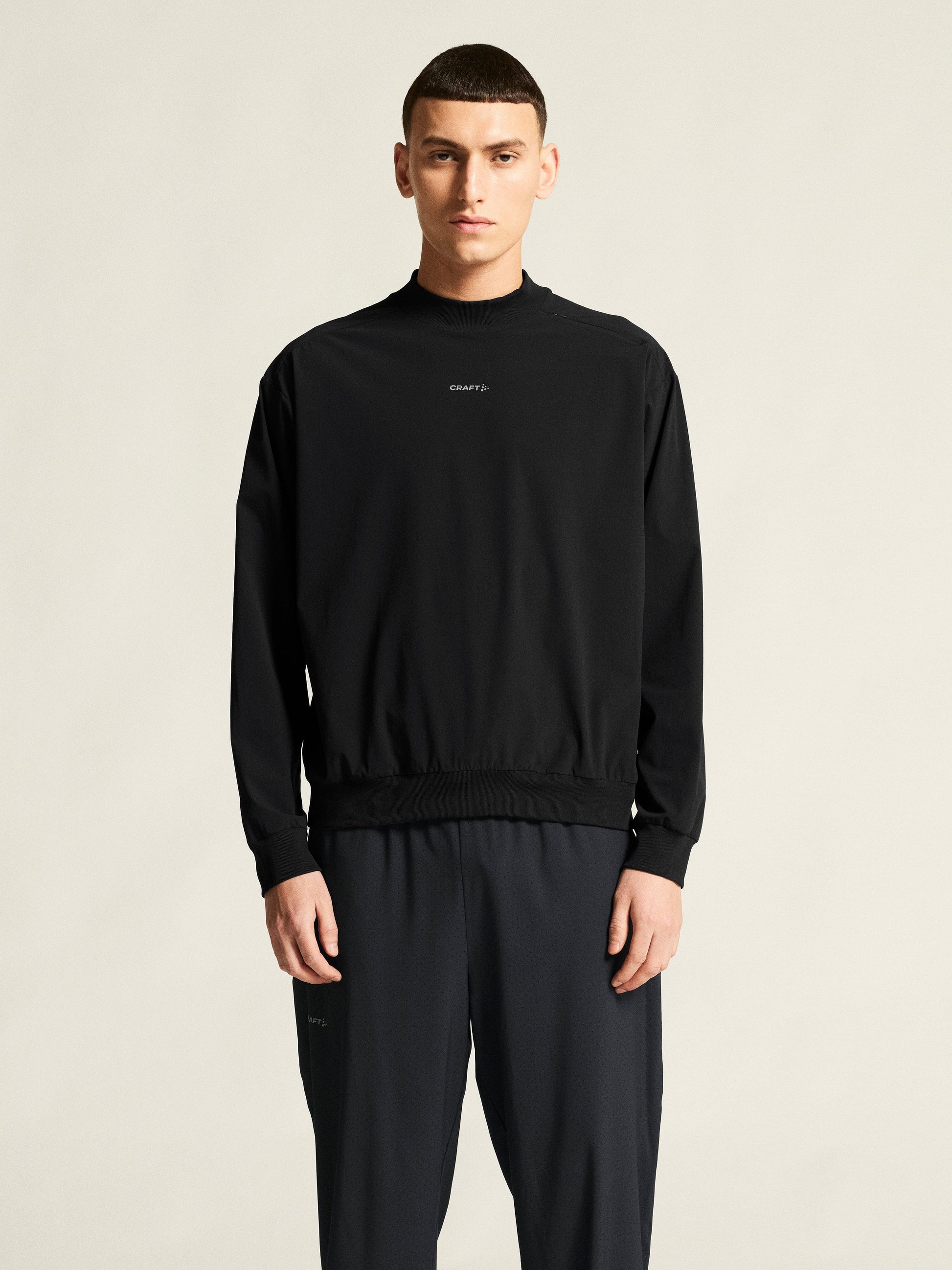 Men's Hypervent Wind Top - Black Men's Tops, T's, and Tanks Craft Sportswear NA