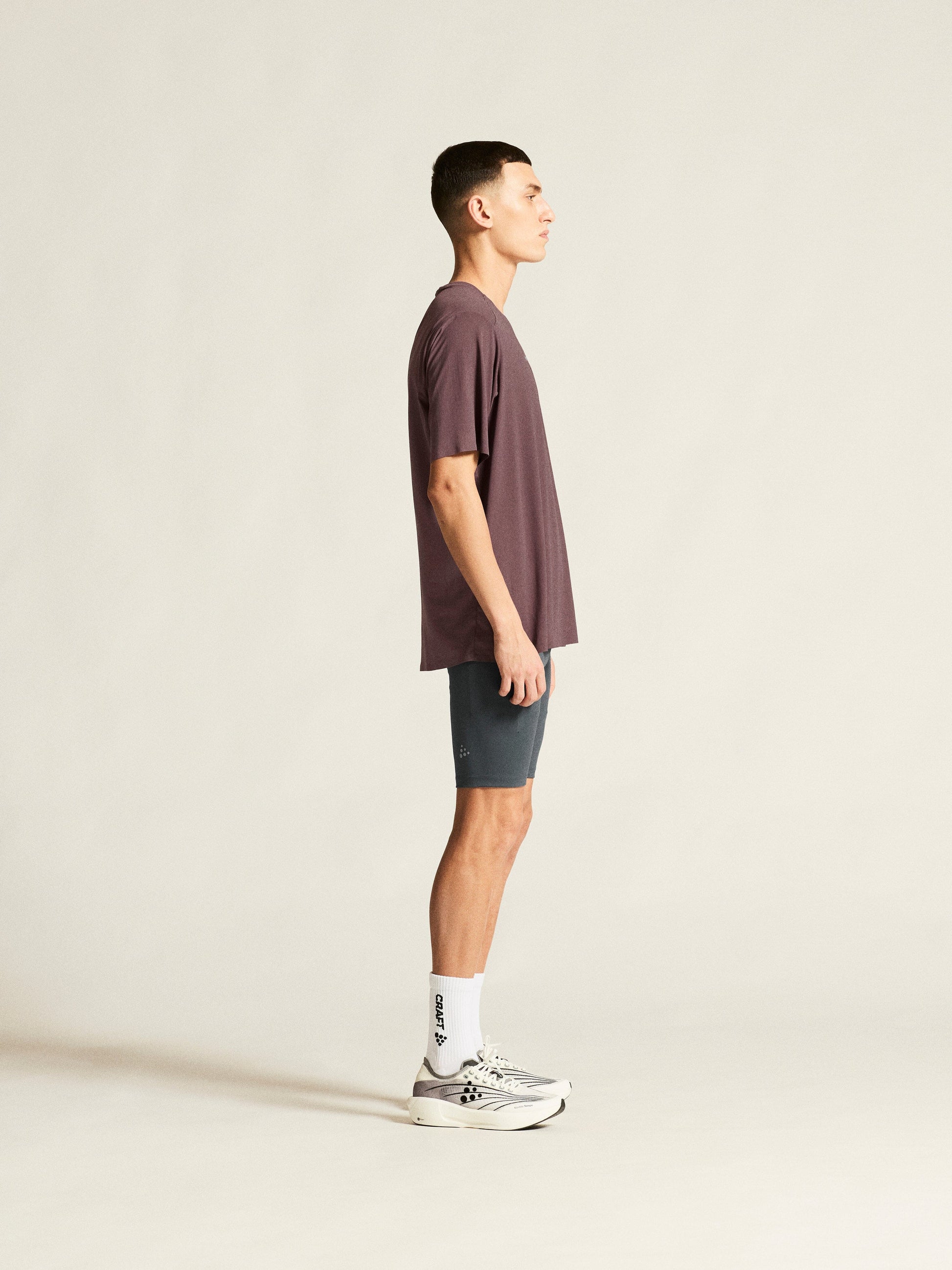 Men's Hypervent Tee - Flint Men's Tops, T's, and Tanks Craft Sportswear NA