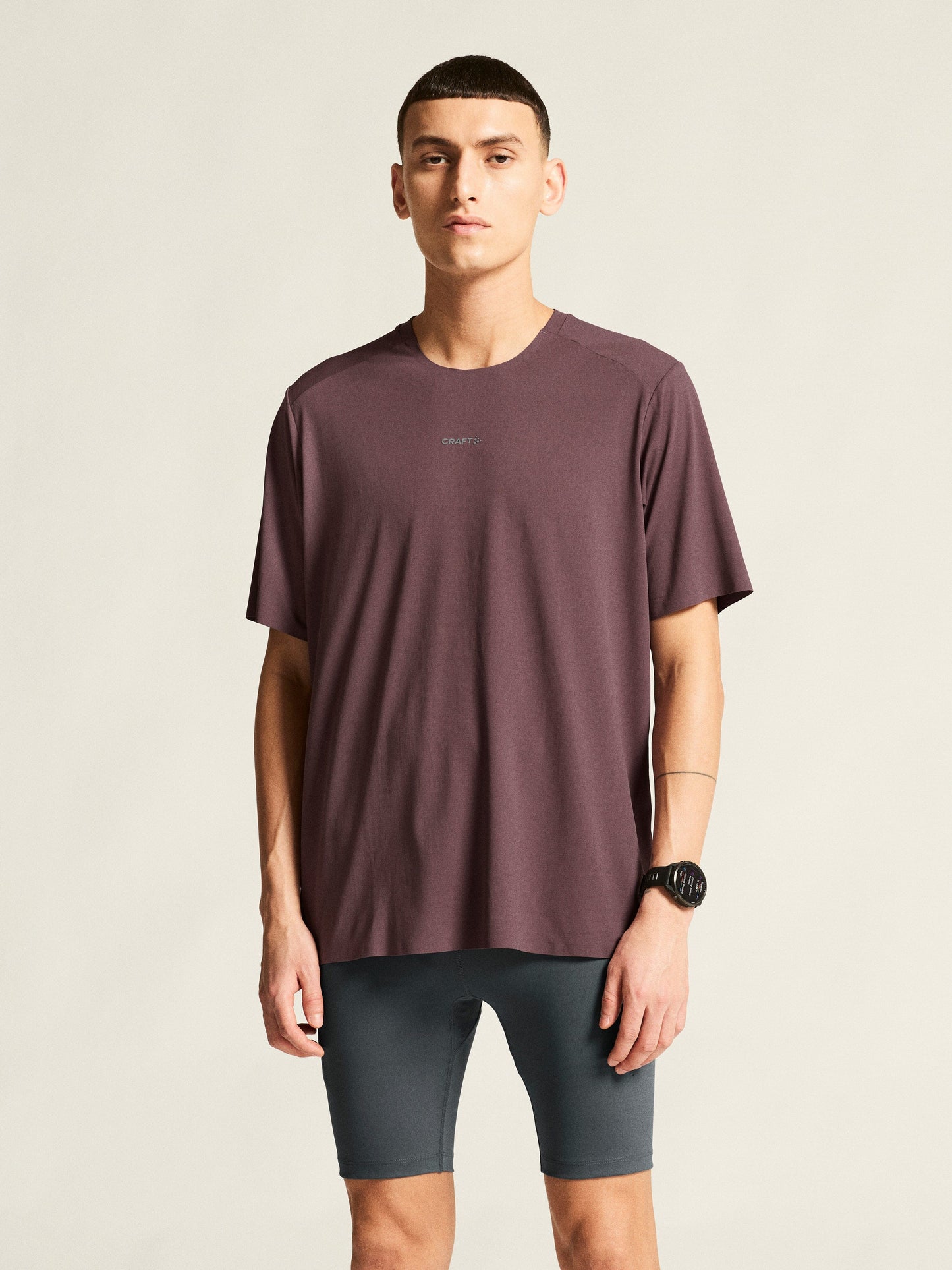 Men's Hypervent Tee - Flint Men's Tops, T's, and Tanks Craft Sportswear NA