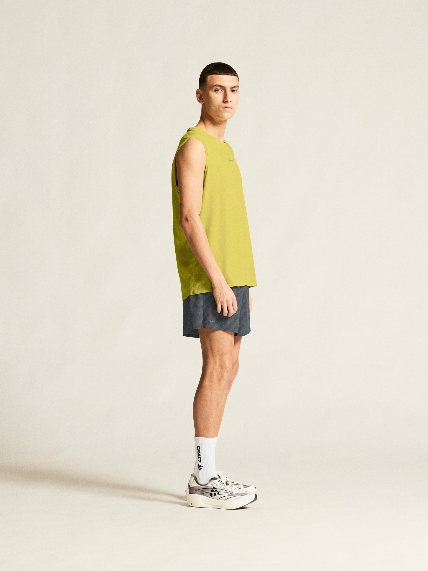 Men's Hypervent Sleeveless Running Tee - Zest Men's Tops, T's, and Tanks Craft Sportswear NA