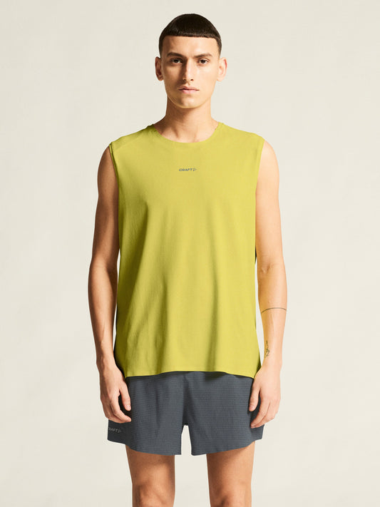 Men's Hypervent Sleeveless Running Tee - Zest Men's Tops, T's, and Tanks Craft Sportswear NA