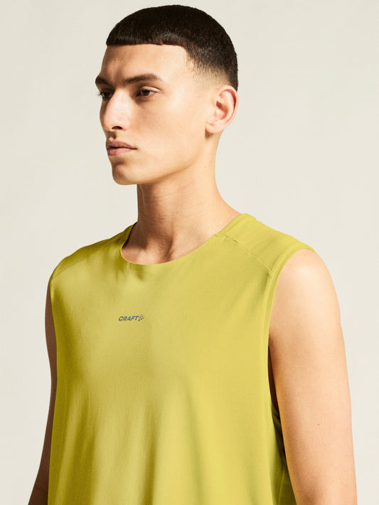 Men's Hypervent Sleeveless Running Tee - Zest Men's Tops, T's, and Tanks Craft Sportswear NA