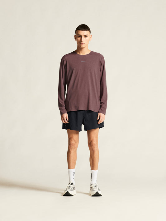 Men's Hypervent Longsleeve - Flint Men's Tops, T's, and Tanks Craft Sportswear NA