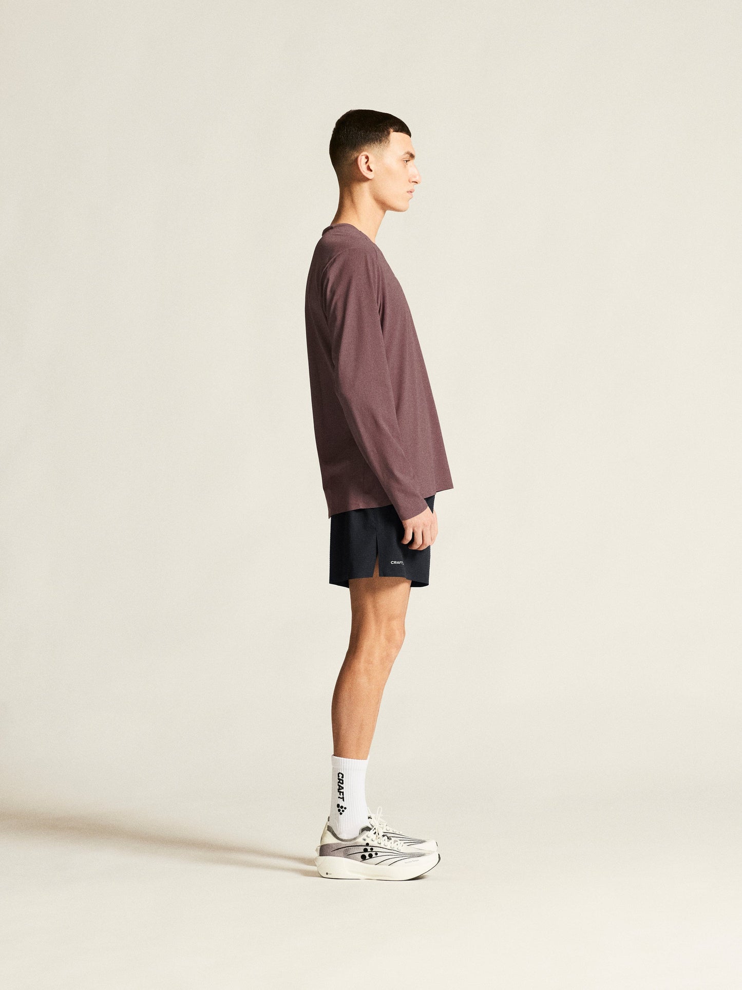 Men's Hypervent Longsleeve - Flint Men's Tops, T's, and Tanks Craft Sportswear NA