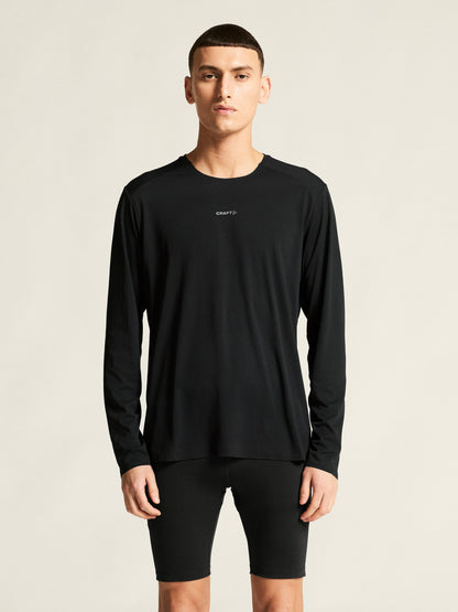 Men's Hypervent Longsleeve - Black Men's Tops, T's, and Tanks Craft Sportswear NA