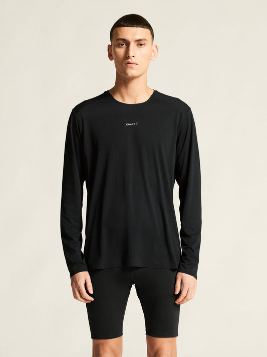 Men's Hypervent Longsleeve - Black Men's Tops, T's, and Tanks Craft Sportswear NA