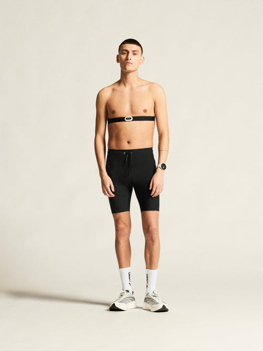 Men's Hypervent Running Short Tights - Black Men's Pants and Tights Craft Sportswear NA