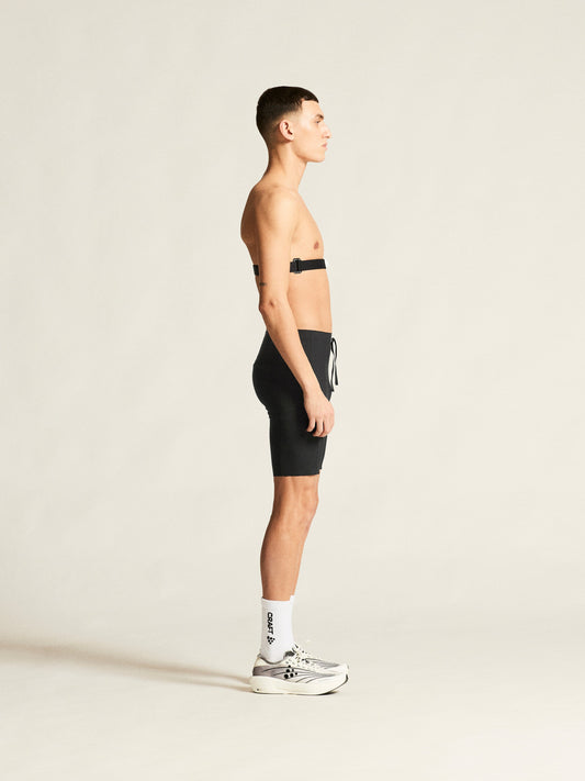 Men's Hypervent Running Short Tights - Black Men's Pants and Tights Craft Sportswear NA