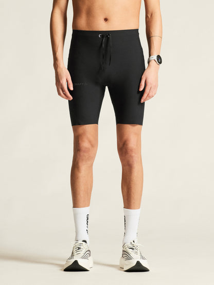 Men's Hypervent Running Short Tights - Black Men's Pants and Tights Craft Sportswear NA