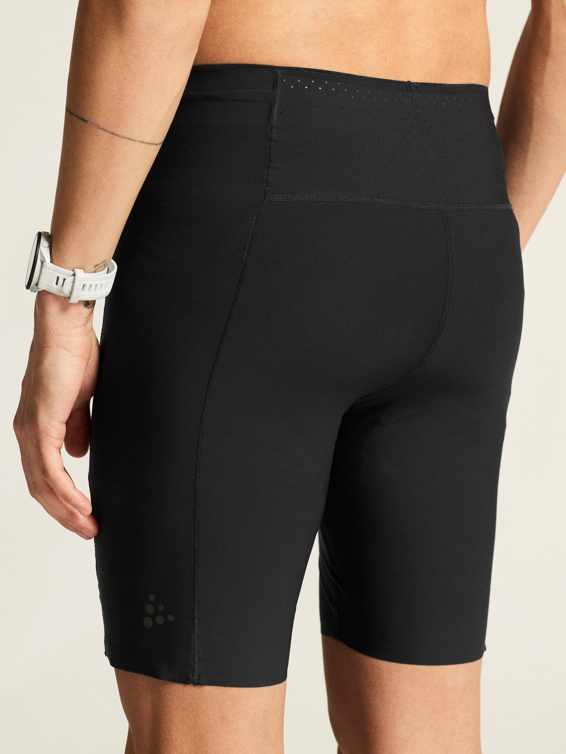 Men's Hypervent Running Short Tights - Black Men's Pants and Tights Craft Sportswear NA