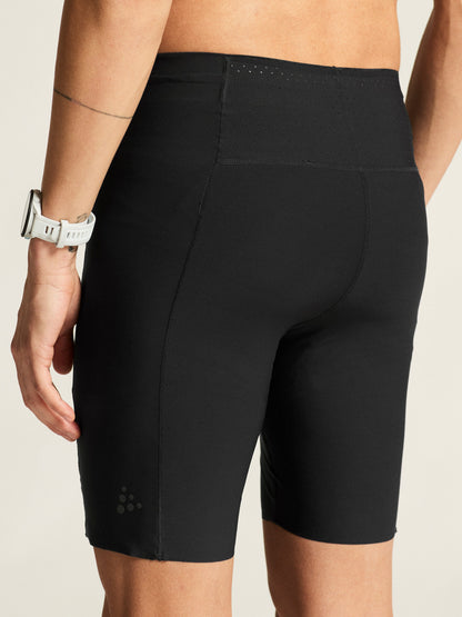 Men's Hypervent Running Short Tights - Black Men's Pants and Tights Craft Sportswear NA