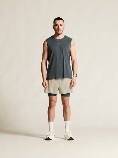 Men's Hypervent 2-In-1 Shorts - Plaster Men's Tops, T's, and Tanks Craft Sportswear NA