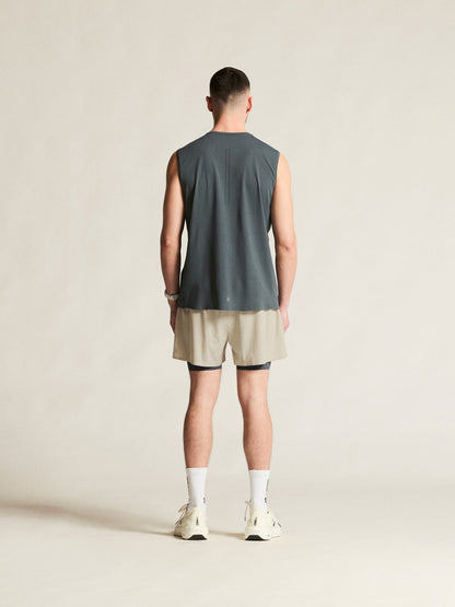 Men's Hypervent 2-In-1 Shorts - Plaster Men's Tops, T's, and Tanks Craft Sportswear NA