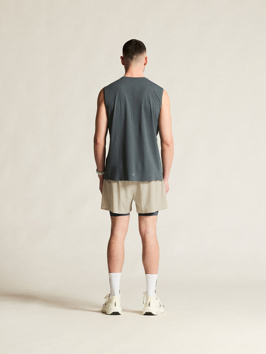 Men's Hypervent 2-In-1 Shorts - Plaster Men's Tops, T's, and Tanks Craft Sportswear NA