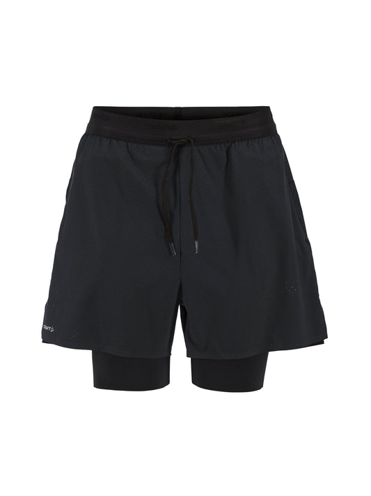 Men's Hypervent 2-In-1 Shorts - Black Men's Tops, T's, and Tanks Craft Sportswear NA