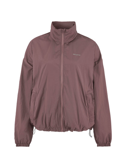 Women's Hypervent Oversized Wind Jacket - Flint Women's Jackets and Vests Craft Sportswear NA