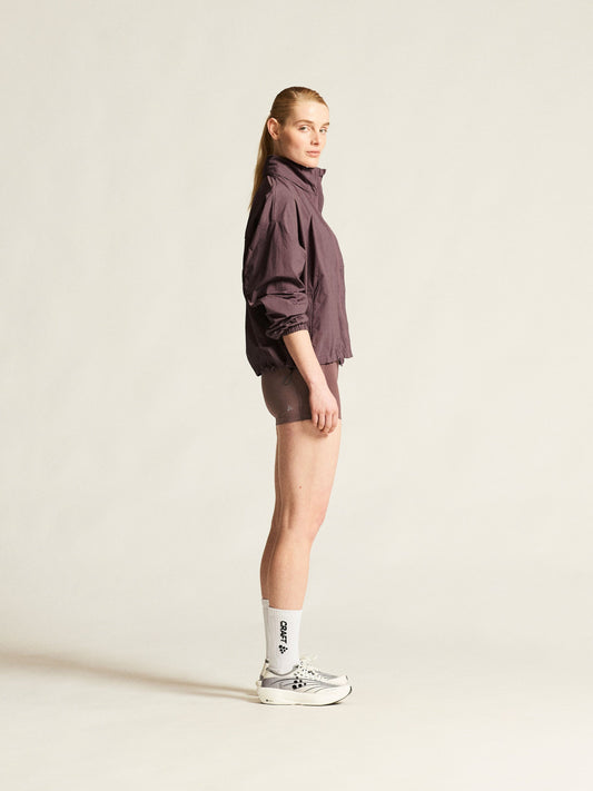 Women's Hypervent Oversized Wind Jacket - Flint Women's Jackets and Vests Craft Sportswear NA