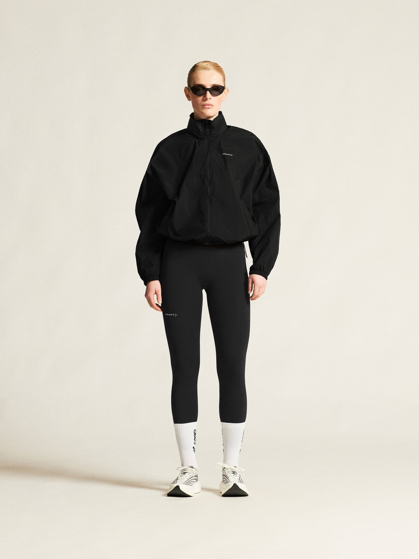 Women's Hypervent Oversized Wind Jacket - Black Women's Jackets and Vests Craft Sportswear NA