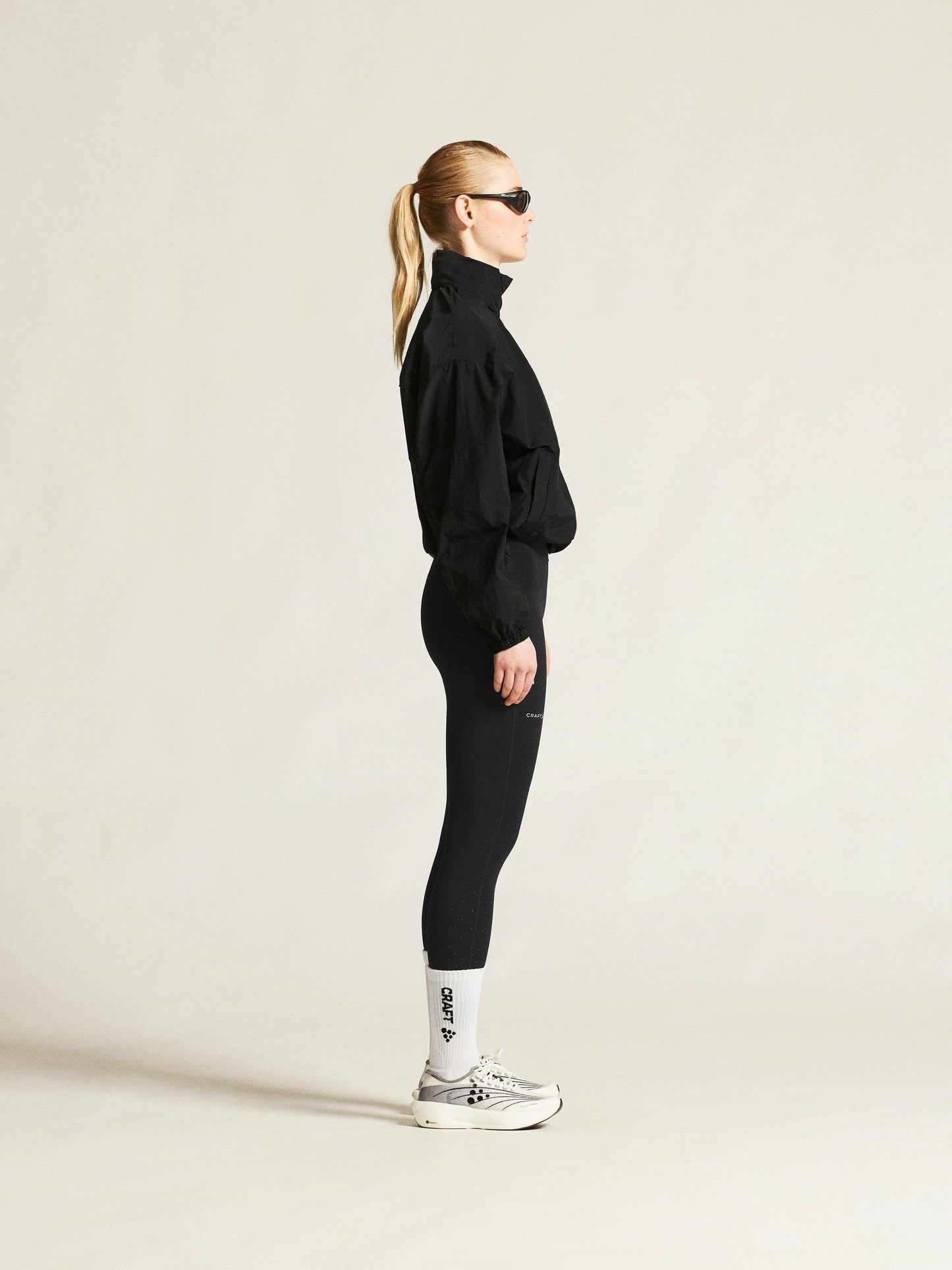 Women's Hypervent Oversized Wind Jacket - Black Women's Jackets and Vests Craft Sportswear NA