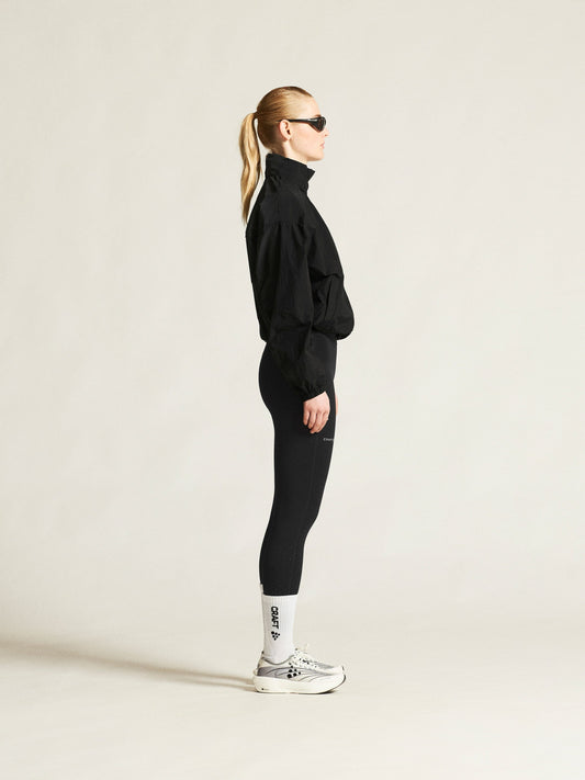 Women's Hypervent Oversized Wind Jacket - Black Women's Jackets and Vests Craft Sportswear NA
