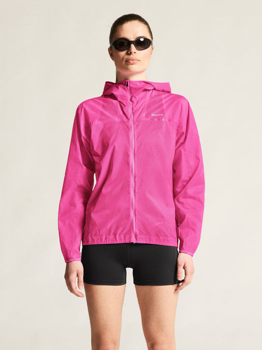 Women's Hypervent Light Wind Jacket - Magenta Women's Jackets and Vests Craft Sportswear NA