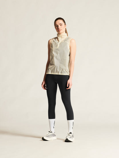 Women's Hypervent Light Running Wind Vest - Tofu Women's Jackets and Vests Craft Sportswear NA
