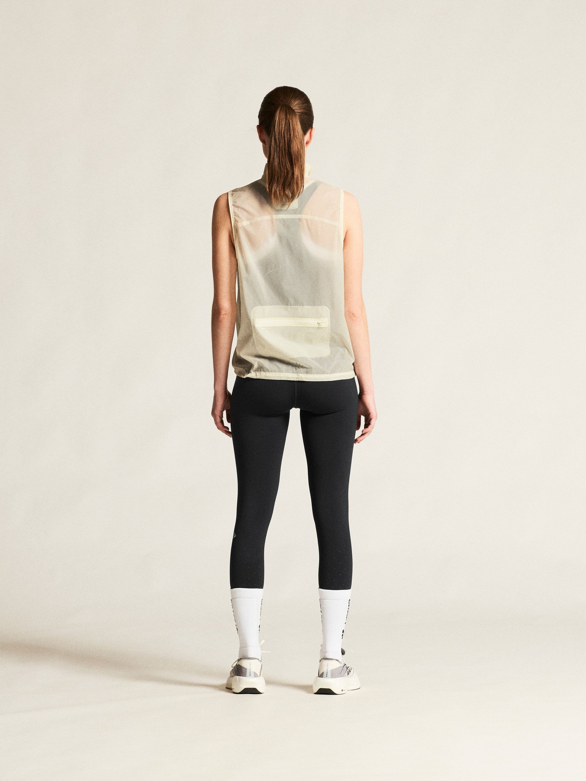 Women's Hypervent Light Running Wind Vest - Tofu Women's Jackets and Vests Craft Sportswear NA