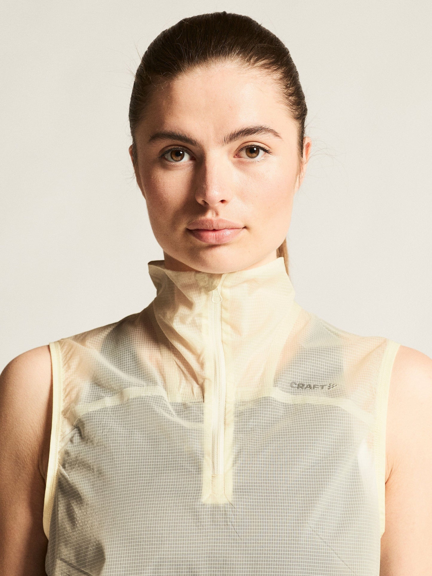 Women's Hypervent Light Running Wind Vest - Tofu Women's Jackets and Vests Craft Sportswear NA