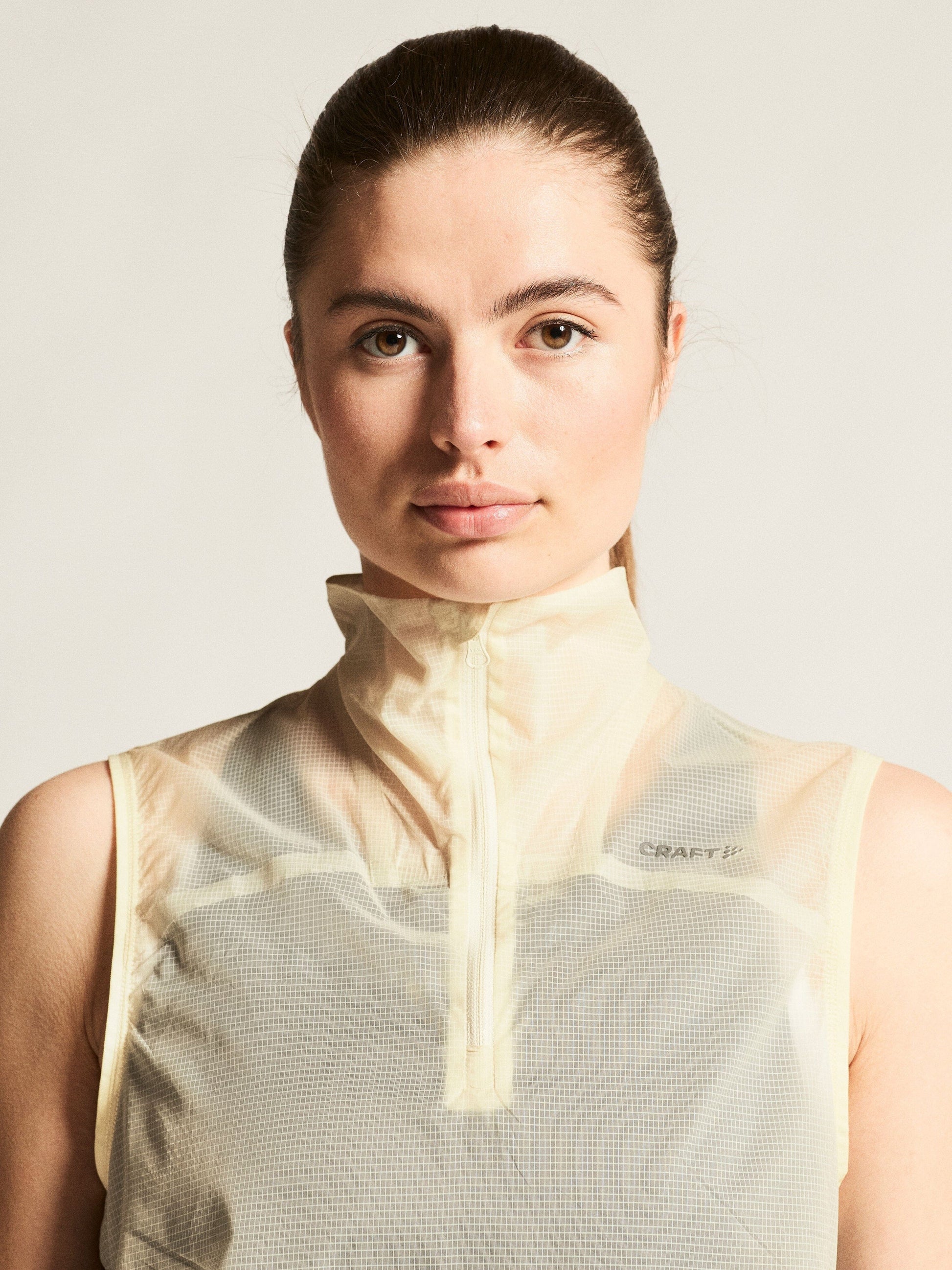 Women's Hypervent Light Running Wind Vest - Tofu Women's Jackets and Vests Craft Sportswear NA