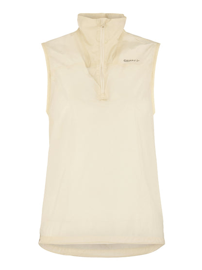 Women's Hypervent Light Running Wind Vest - Tofu Women's Jackets and Vests Craft Sportswear NA