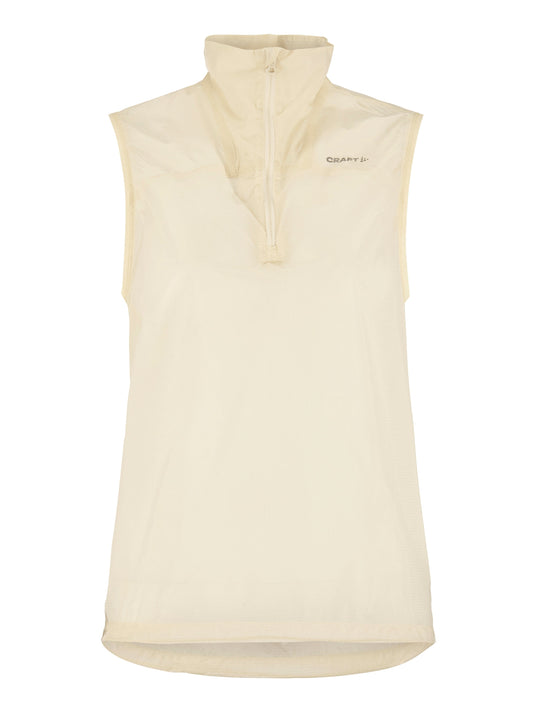 Women's Hypervent Light Running Wind Vest - Tofu Women's Jackets and Vests Craft Sportswear NA