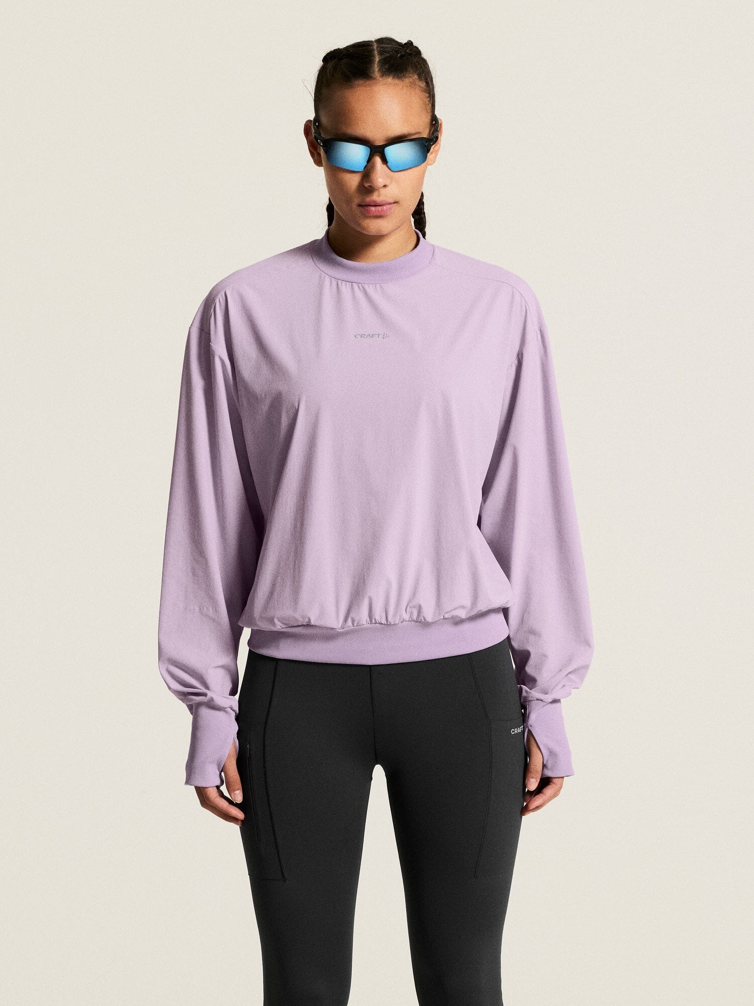 Women's Hypervent Wind Top - Lilac Craft Sportswear NA