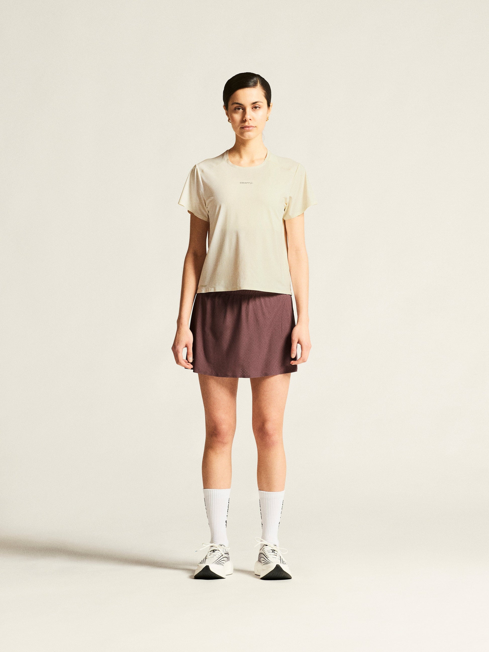 Women's Hypervent Tee - Tofu Women's Tops, T's, and Tanks Craft Sportswear NA