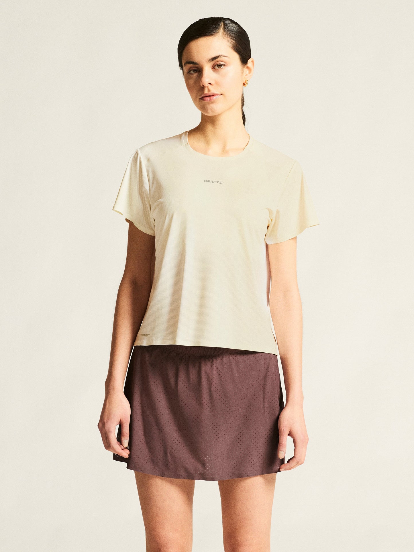 Women's Hypervent Tee - Tofu Women's Tops, T's, and Tanks Craft Sportswear NA